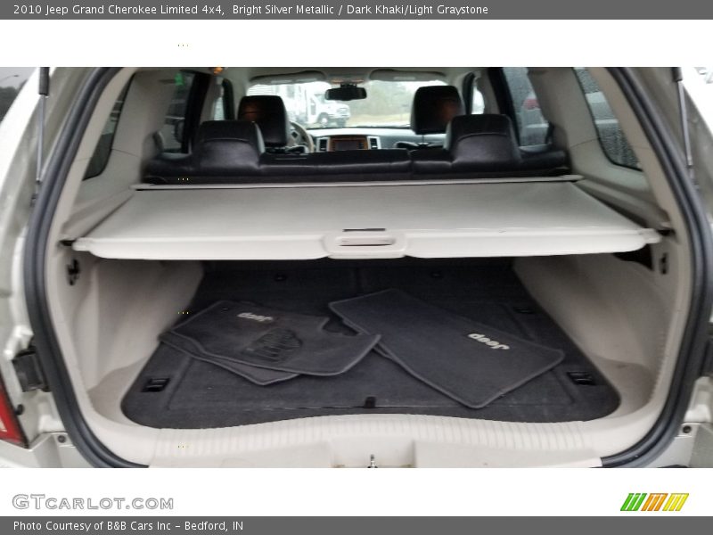 Bright Silver Metallic / Dark Khaki/Light Graystone 2010 Jeep Grand Cherokee Limited 4x4