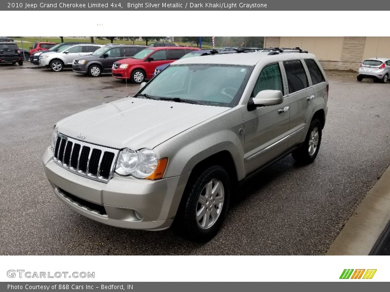 Bright Silver Metallic / Dark Khaki/Light Graystone 2010 Jeep Grand Cherokee Limited 4x4