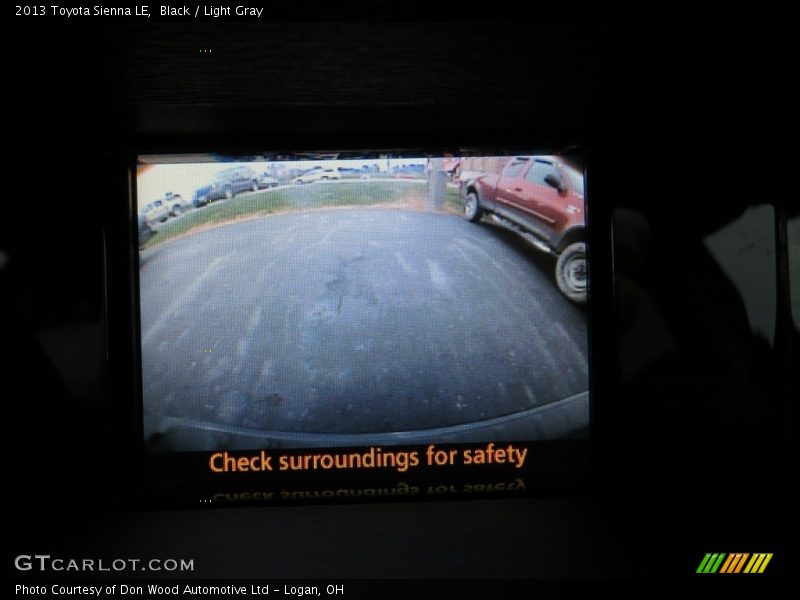 Black / Light Gray 2013 Toyota Sienna LE