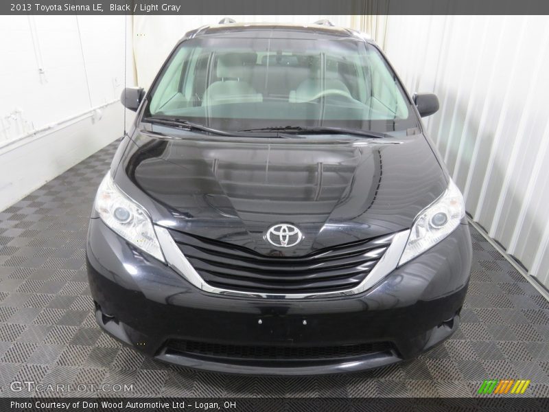 Black / Light Gray 2013 Toyota Sienna LE