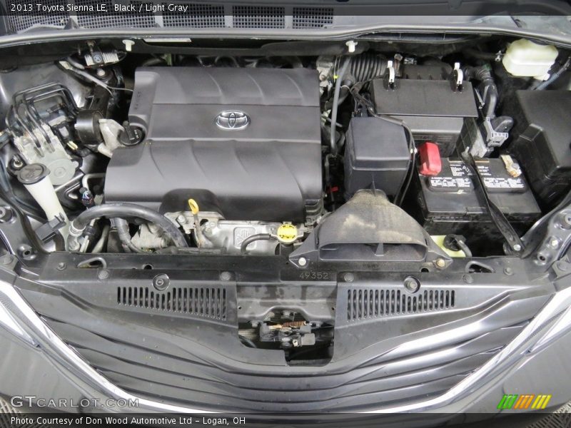 Black / Light Gray 2013 Toyota Sienna LE