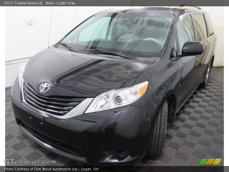 Black / Light Gray 2013 Toyota Sienna LE