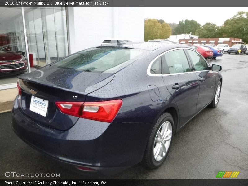 Blue Velvet Metallic / Jet Black 2016 Chevrolet Malibu LT
