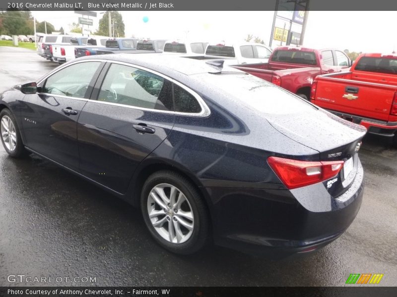 Blue Velvet Metallic / Jet Black 2016 Chevrolet Malibu LT