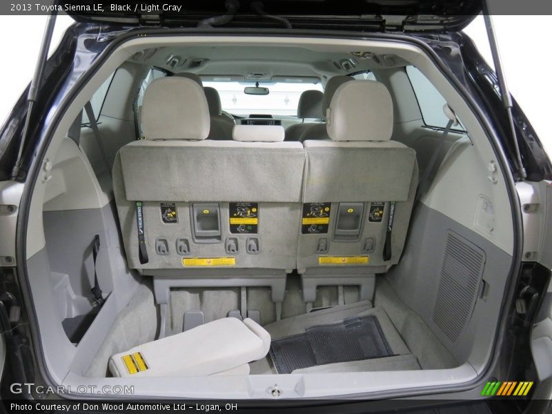 Black / Light Gray 2013 Toyota Sienna LE