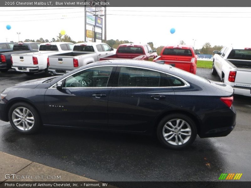 Blue Velvet Metallic / Jet Black 2016 Chevrolet Malibu LT