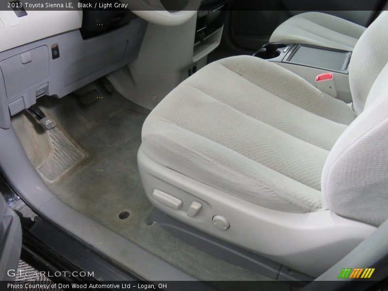 Black / Light Gray 2013 Toyota Sienna LE