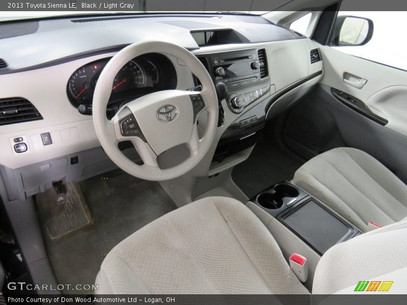 Black / Light Gray 2013 Toyota Sienna LE