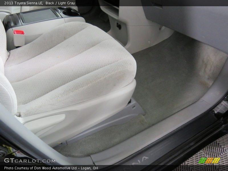 Black / Light Gray 2013 Toyota Sienna LE
