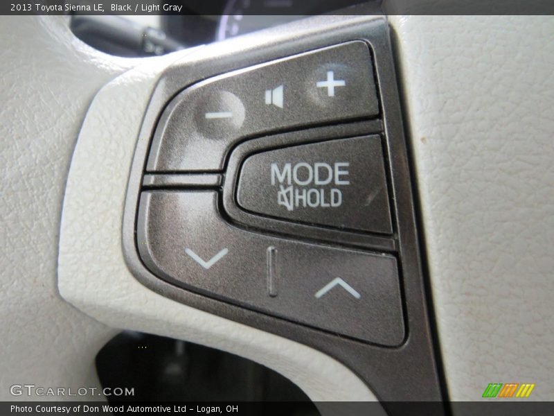 Black / Light Gray 2013 Toyota Sienna LE