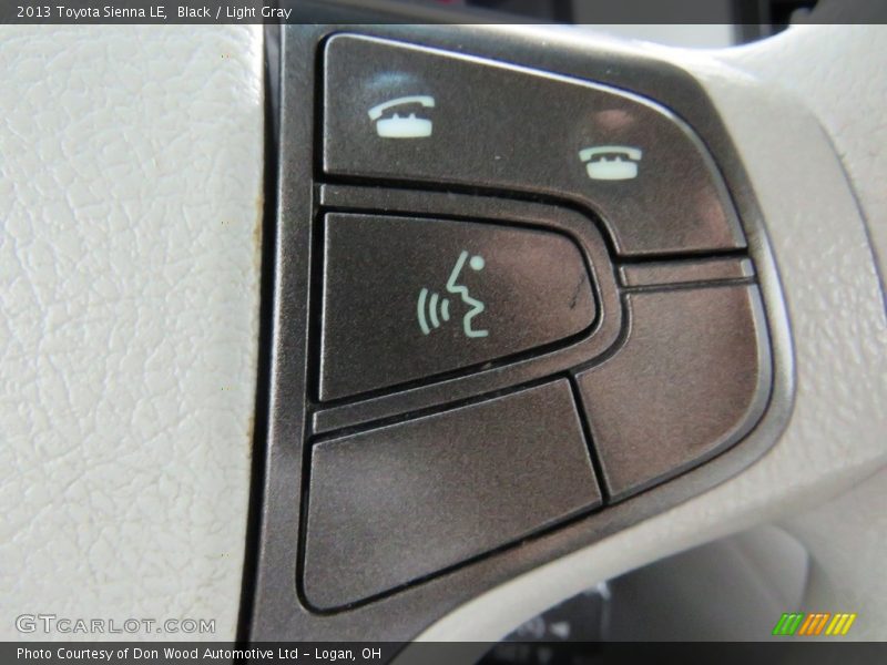 Black / Light Gray 2013 Toyota Sienna LE