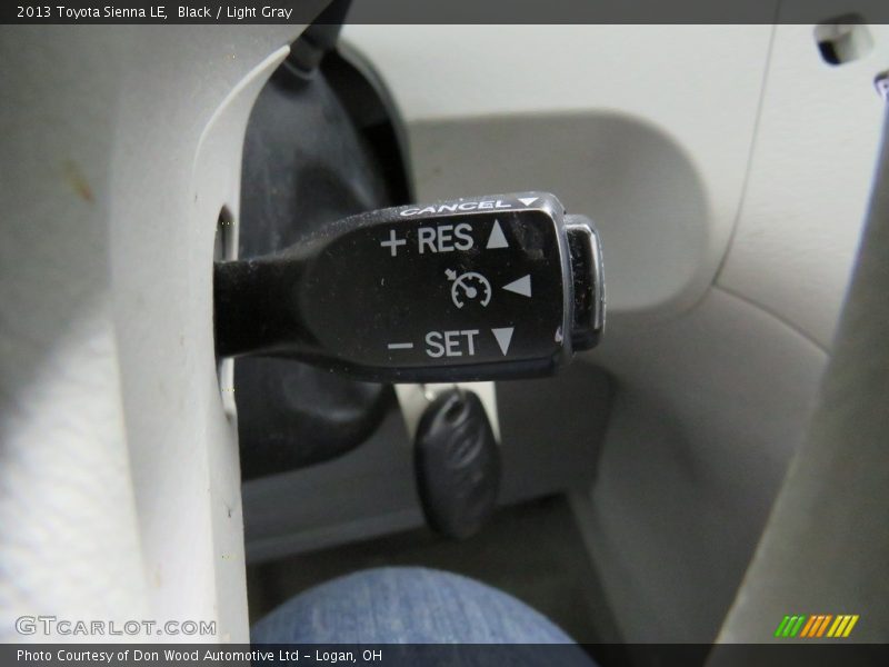 Black / Light Gray 2013 Toyota Sienna LE