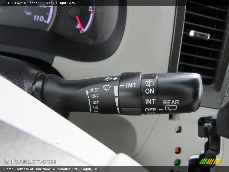 Black / Light Gray 2013 Toyota Sienna LE