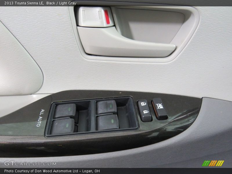 Black / Light Gray 2013 Toyota Sienna LE