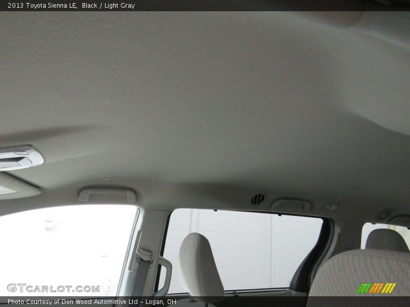 Black / Light Gray 2013 Toyota Sienna LE