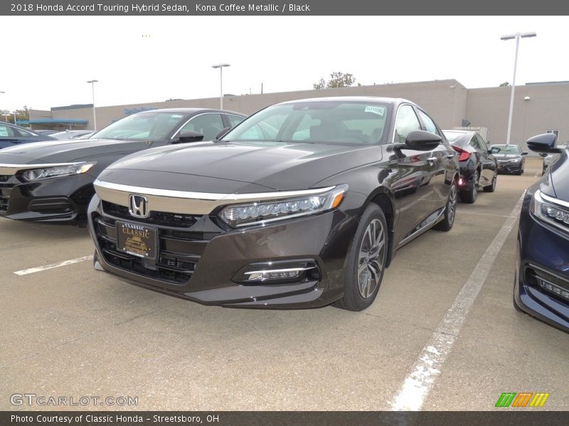 Kona Coffee Metallic / Black 2018 Honda Accord Touring Hybrid Sedan