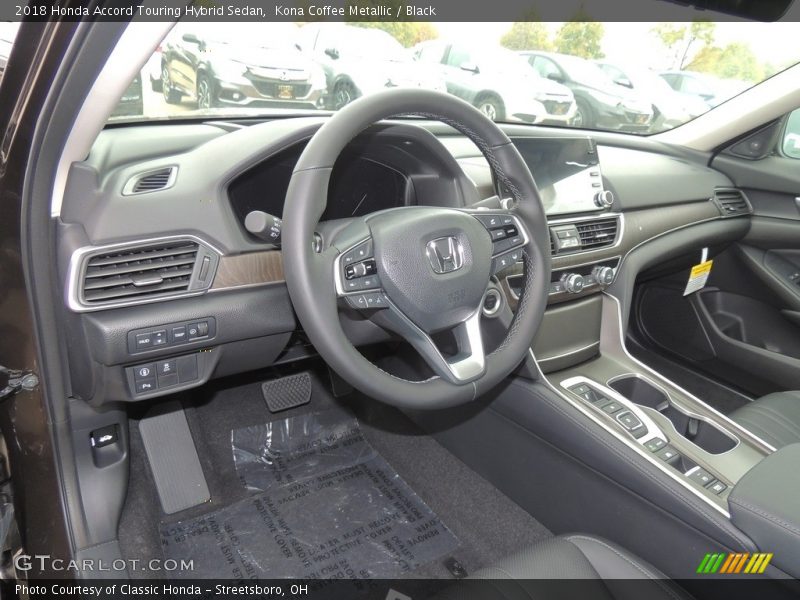 Kona Coffee Metallic / Black 2018 Honda Accord Touring Hybrid Sedan