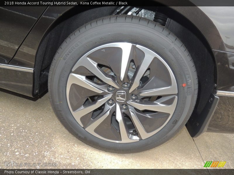 Kona Coffee Metallic / Black 2018 Honda Accord Touring Hybrid Sedan