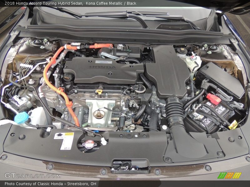 Kona Coffee Metallic / Black 2018 Honda Accord Touring Hybrid Sedan