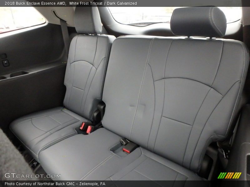 White Frost Tricoat / Dark Galvanized 2018 Buick Enclave Essence AWD