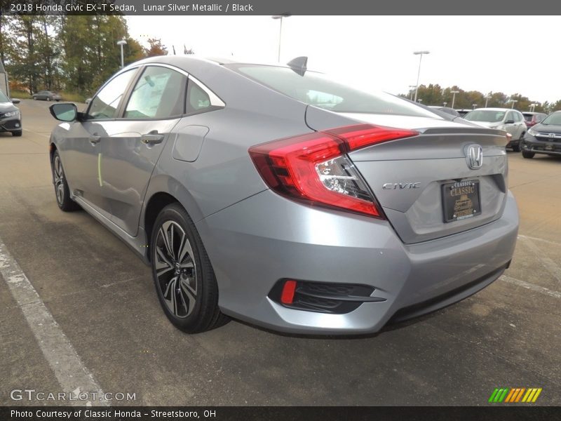 Lunar Silver Metallic / Black 2018 Honda Civic EX-T Sedan