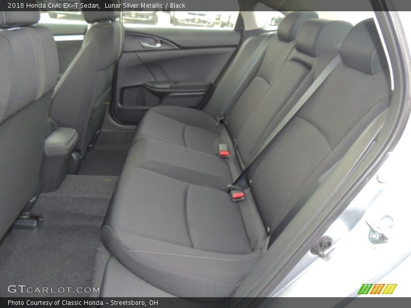 Lunar Silver Metallic / Black 2018 Honda Civic EX-T Sedan