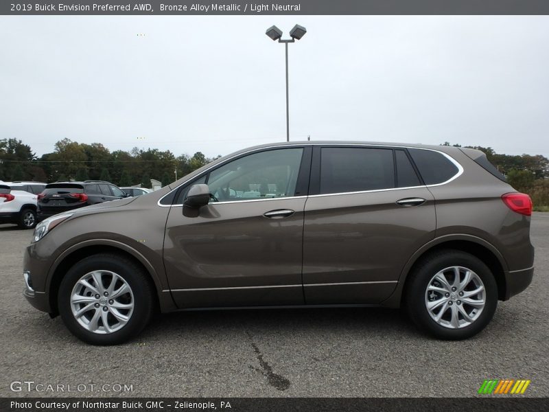 Bronze Alloy Metallic / Light Neutral 2019 Buick Envision Preferred AWD