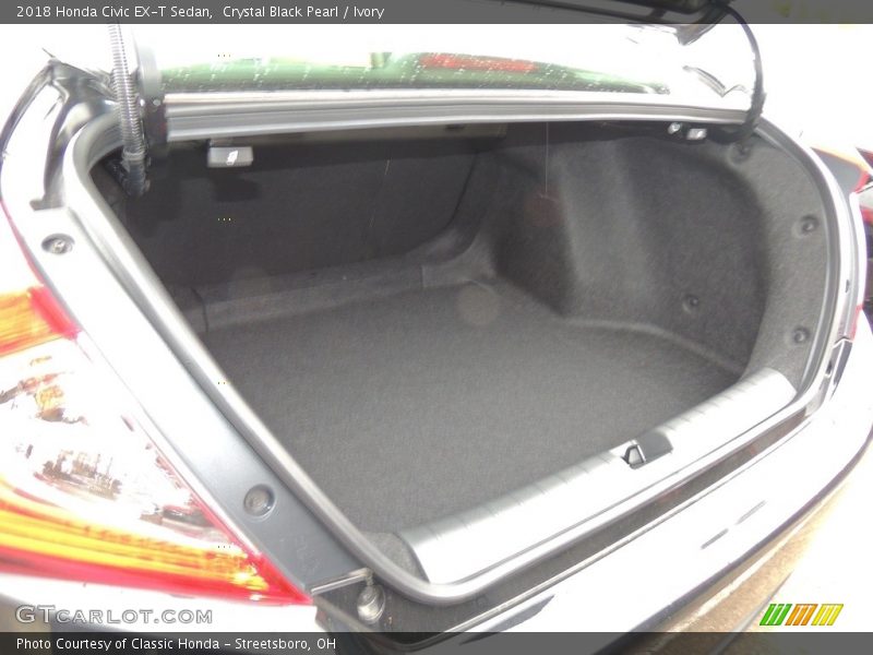 Crystal Black Pearl / Ivory 2018 Honda Civic EX-T Sedan