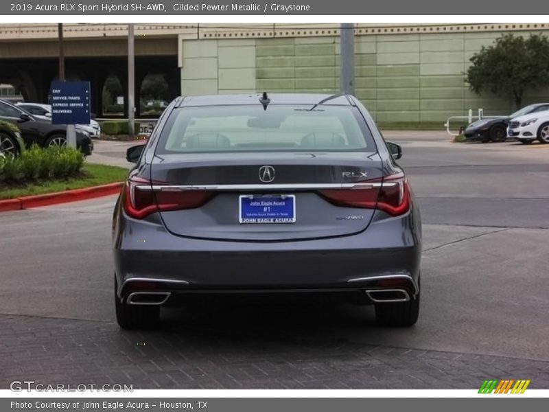 Gilded Pewter Metallic / Graystone 2019 Acura RLX Sport Hybrid SH-AWD