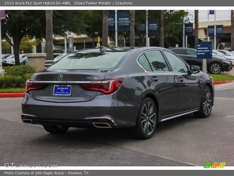 Gilded Pewter Metallic / Graystone 2019 Acura RLX Sport Hybrid SH-AWD