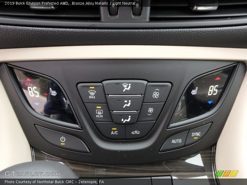 Controls of 2019 Envision Preferred AWD