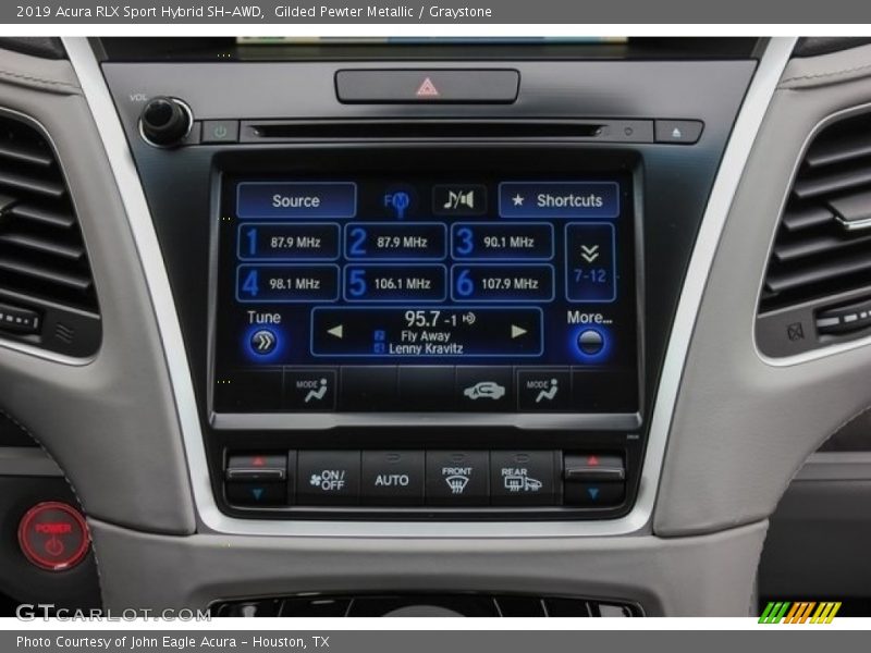 Controls of 2019 RLX Sport Hybrid SH-AWD