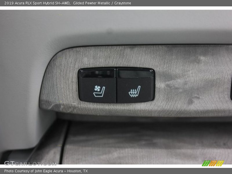 Gilded Pewter Metallic / Graystone 2019 Acura RLX Sport Hybrid SH-AWD