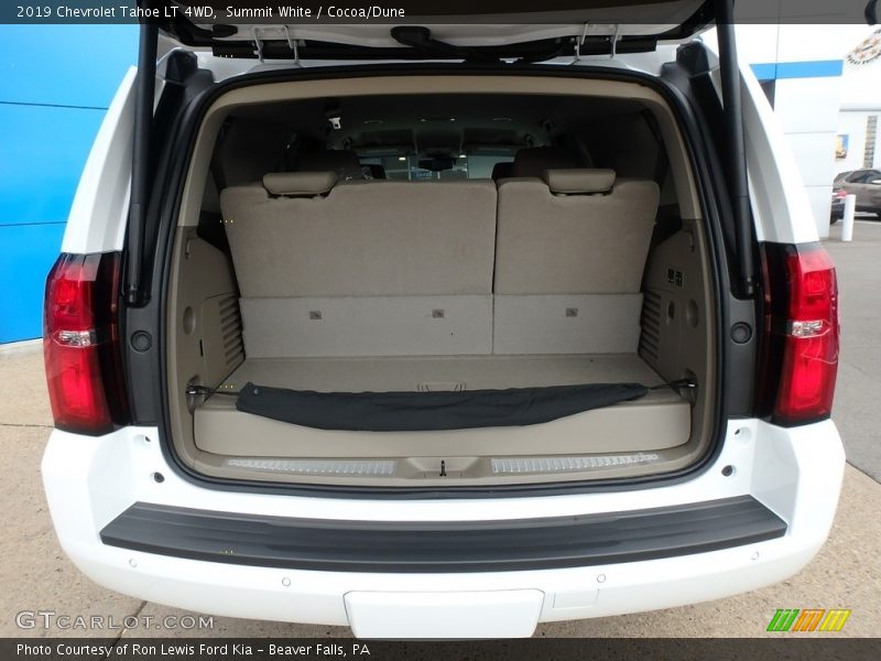 Summit White / Cocoa/Dune 2019 Chevrolet Tahoe LT 4WD