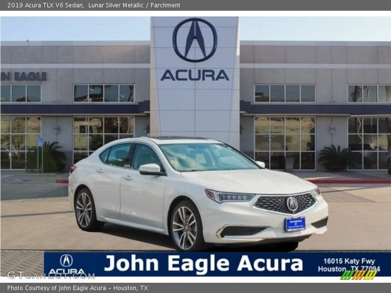 Lunar Silver Metallic / Parchment 2019 Acura TLX V6 Sedan