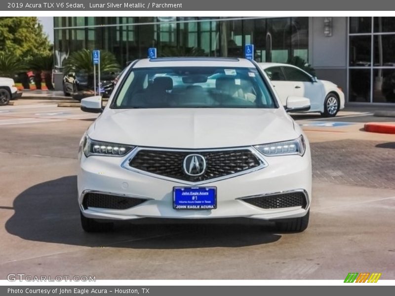 Lunar Silver Metallic / Parchment 2019 Acura TLX V6 Sedan