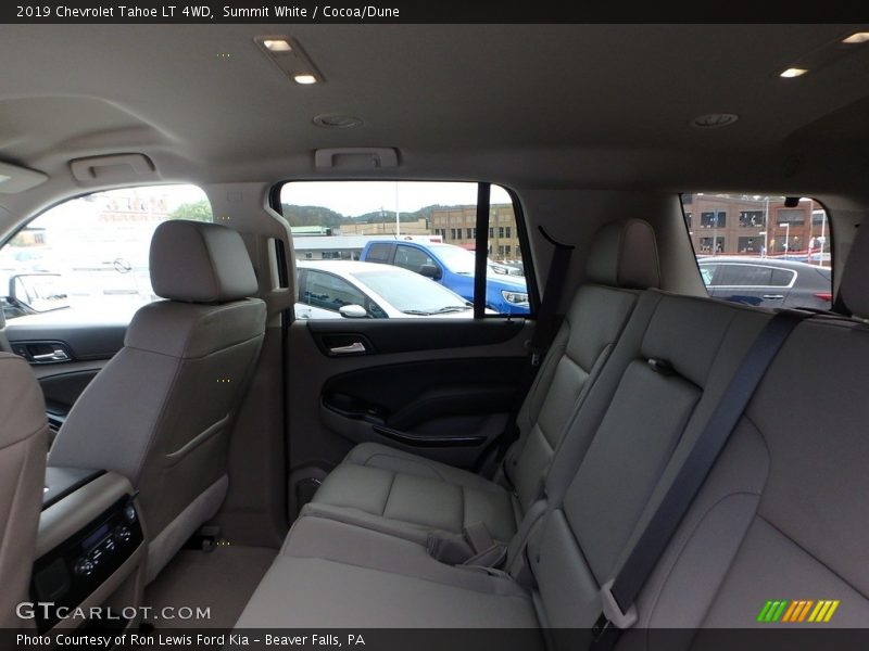 Summit White / Cocoa/Dune 2019 Chevrolet Tahoe LT 4WD