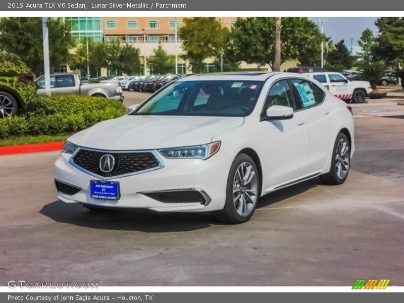 Lunar Silver Metallic / Parchment 2019 Acura TLX V6 Sedan