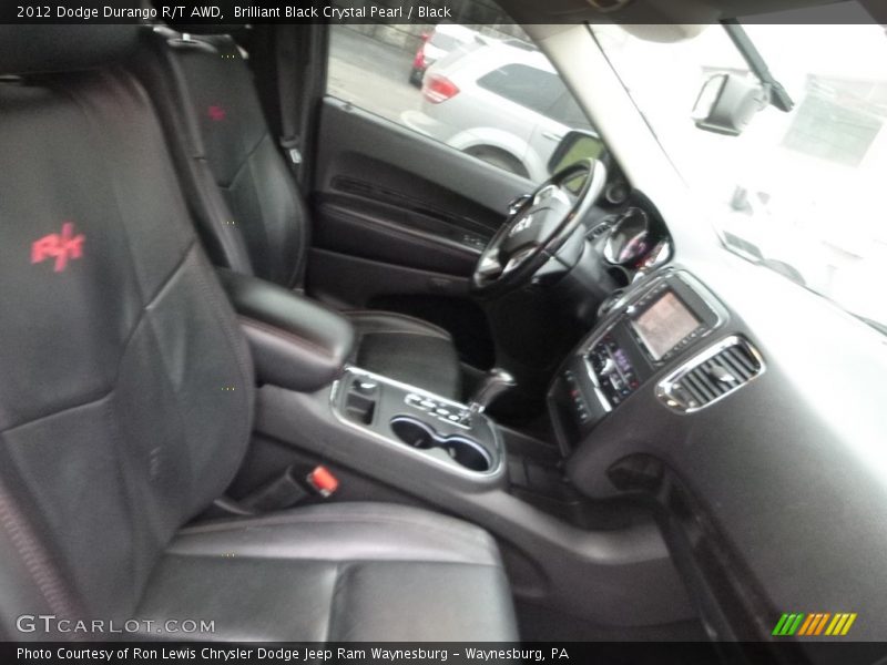 Brilliant Black Crystal Pearl / Black 2012 Dodge Durango R/T AWD