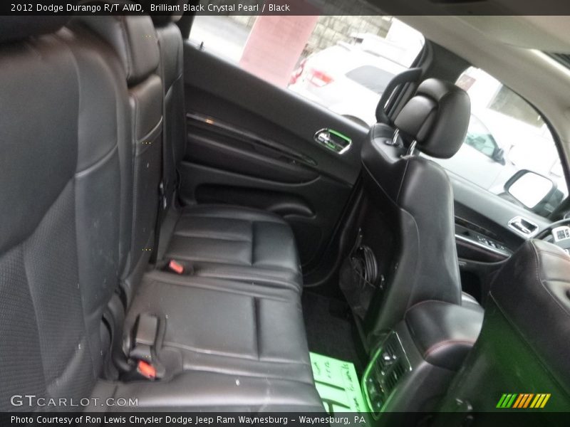 Brilliant Black Crystal Pearl / Black 2012 Dodge Durango R/T AWD