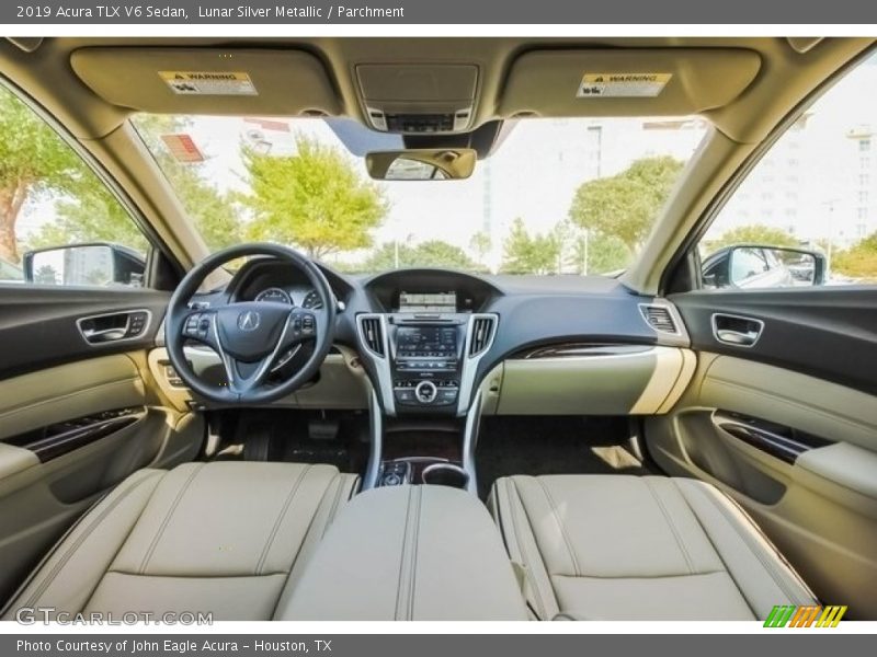 Lunar Silver Metallic / Parchment 2019 Acura TLX V6 Sedan