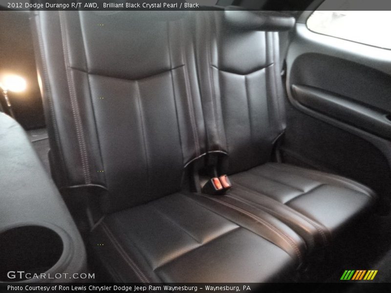 Brilliant Black Crystal Pearl / Black 2012 Dodge Durango R/T AWD