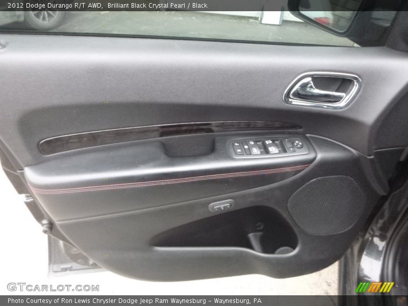 Brilliant Black Crystal Pearl / Black 2012 Dodge Durango R/T AWD