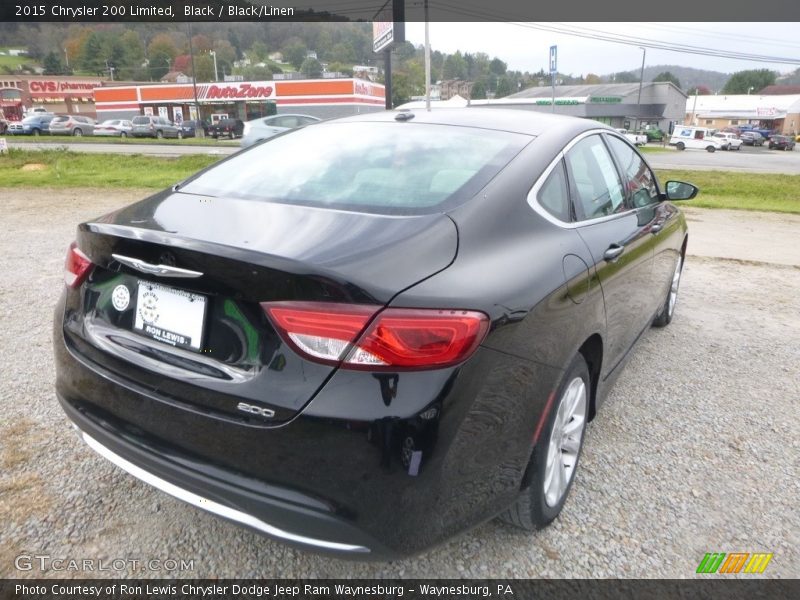 Black / Black/Linen 2015 Chrysler 200 Limited