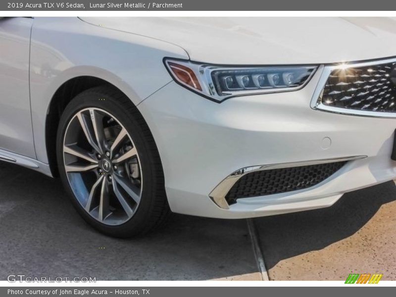 Lunar Silver Metallic / Parchment 2019 Acura TLX V6 Sedan