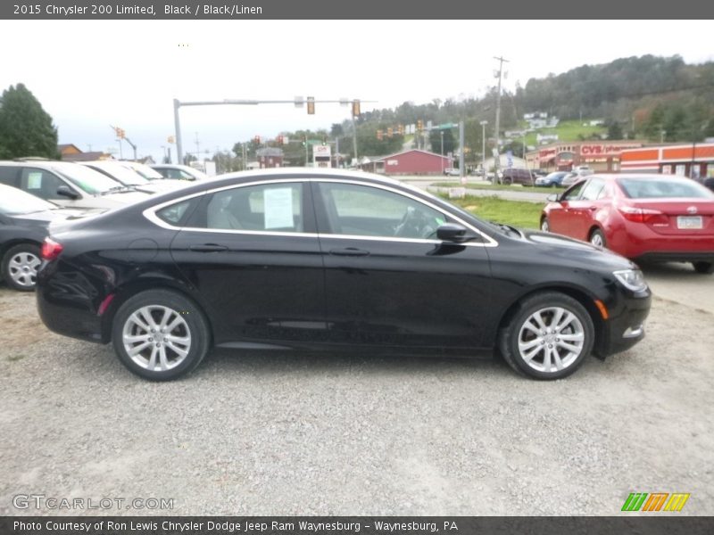 Black / Black/Linen 2015 Chrysler 200 Limited