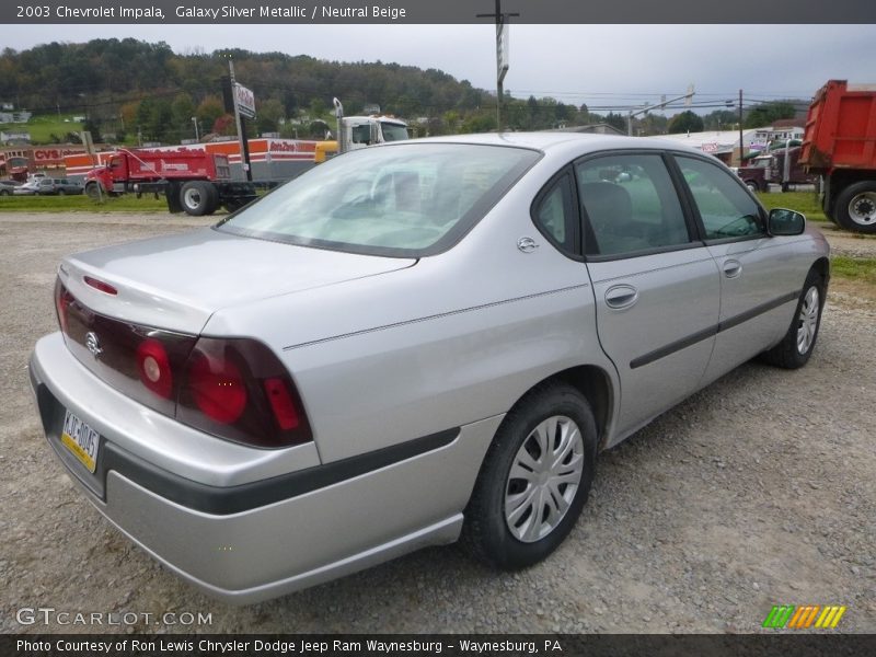 Galaxy Silver Metallic / Neutral Beige 2003 Chevrolet Impala