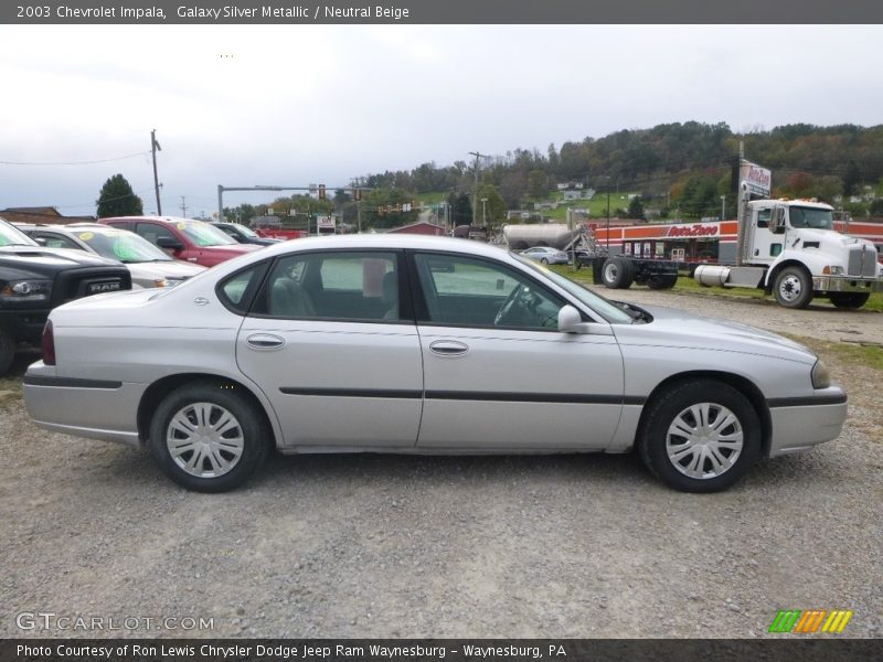 Galaxy Silver Metallic / Neutral Beige 2003 Chevrolet Impala