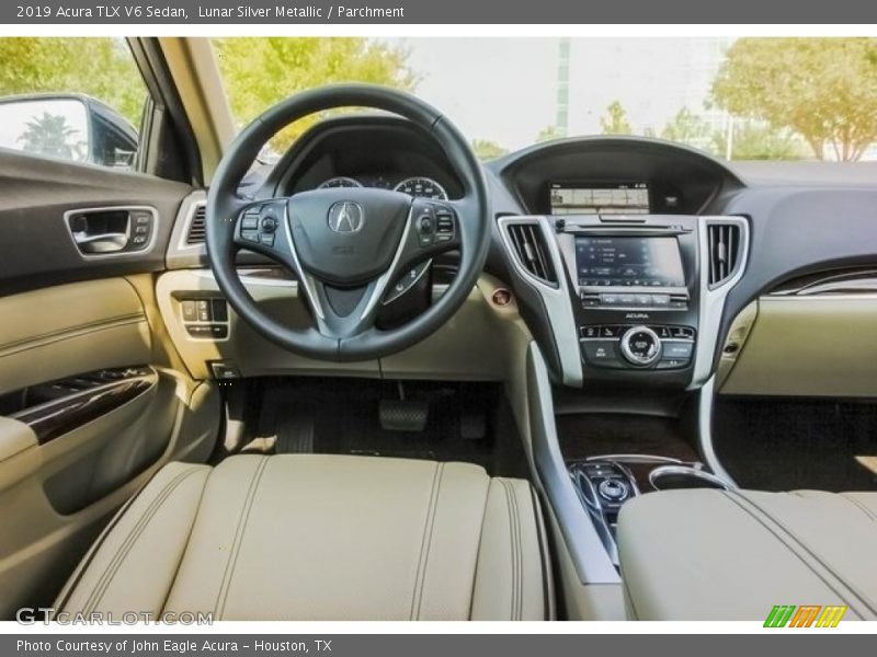 Lunar Silver Metallic / Parchment 2019 Acura TLX V6 Sedan