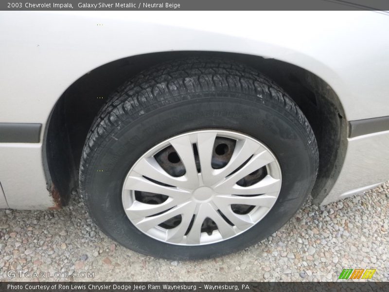 Galaxy Silver Metallic / Neutral Beige 2003 Chevrolet Impala